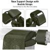 CVLIFE Brass Shell Catcher Cartridge Collector Mesh Heat Resistant Padded Mesh Brass Casing Catcher with Zippered Bottom Quick Release Brass Catcher(green)