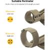 CVLIFE Brass Shell Catcher Cartridge Collector Mesh Heat Resistant Padded Mesh Brass Casing Catcher with Zippered Bottom Quick Release Brass Catcher(sand)