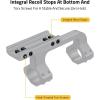CVLIFE Cantilever Scope Mounts, 1.93″ High Profile Scope Mount Offset Dual Ring Scope Mount, Lightweight Aluminum(1 Inch)
