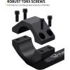 CVLIFE Cantilever Scope Mounts, Offset Dual Ring One-Piece Scope Mount, Lightweight Aluminum(1 Inch)