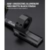 CVLIFE Cantilever Scope Mounts, Offset Dual Ring One-Piece Scope Mount, Lightweight Aluminum(1 Inch)