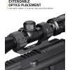 CVLIFE Cantilever Scope Mounts, Offset Dual Ring One-Piece Scope Mount, Lightweight Aluminum(1 Inch)