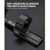 CVLIFE Cantilever Scope Mounts, Offset Dual Ring One-Piece Scope Mount, Lightweight Aluminum(34 mm)