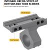 CVLIFE Cantilever Scope Mounts, Offset Dual Ring One-Piece Scope Mount, Lightweight Aluminum(34 mm)