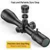 CVLIFE EagleBlaze 5-25×56 FFP Rifle Scope – ED Glass, Zero Stop, Illuminated Reticle, Side Parallax Adjustment – First Focal Plane – Long Range Rifle Scope for Hunting – 34mm Tube
