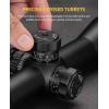 CVLIFE EagleFeather 4-16X44 Side Focus Parallax Rifle Scope for Hunting, Illuminated Mil-Dot Reticle, 30mm Tube Long Range Scope, Second Focal Plane Riflescope