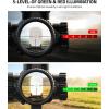 CVLIFE EagleFeather LPVO Rifle Scope with 30mm Cantilever Mount, 5 Levels Red & Green Illumination Reticle, Second Focal Plane Scopes with Zero Reset(1-4×24)