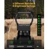 CVLIFE EagleFeather Multiple Reticle Red/Green Dot and Magnifier Combo, 40mm Large Lens Red/Green Dot with 3X Magnifier, Absolute Co-Witness, Open Reflex Optics Sight with Flip-to-Side(Green Dot Magnifier Combo)