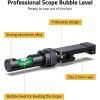CVLIFE Fold Away Scope Leveling Kit – Precision Scope Leveling Tool with Picatinny Anti-Cant Bubble Level