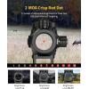 CVLIFE FoxSpook Motion Awake Red Dot Sight,1x20mm 2MOA Red dot Scope Auto On & Off Compact Optics with Low Profile and Lower 1/3 Co-Witness Mount, Flip Up Lens Covers and 12 Brightness Button Settings