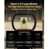 CVLIFE FoxSpook Rechargeable Multiple Reticle Green Dot Sight, 40mm (1.6″) Large Lens Open Reflex Sight for Astigmatism, Optic Scope for 21mm Picatinny Rail, Lower 1/3 Co-Witness