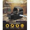 CVLIFE FoxSpook Rechargeable Reflex Sight, 1X28x40mm Red Dot Sight, 4 Adjustable Reticles Red Dot Optics for Picatinny Rail, Red Dot Scope, Paintball Sight Absolute Co-Witness(Black)
