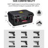 CVLIFE Gun Cases for Handguns, 18″ Pistol Case Holds Multiple Handguns/Mags/Bullets, Hard Shell Pistol Case Heavy Duty Firearm Case for Range Trips, Waterproof & Shockproof Handgun Case(For 5 Pistols & 12 Mags)