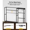 CVLIFE Gun Rack Stand, Vertical Rifle Rack Floor Stand with Tactical Gear Rack, Indoor Rifle Display Stand Holder for Rifle/Shotgun, Holds up 8 Long Guns for Home Garage Shop Storage