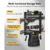 CVLIFE Gun Rack for Wall, Indoor Gun Rack Wall Mount with Shelf & Accessory Panel, Horizontal Heavy-Duty Gun Display Holder for Rifle/Shotgun, Gear Wall Mounted(Compact Gun Rack)