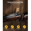CVLIFE Gun Rack for Wall, Wooden Gun Hook Wall Mount, Horizontal Shotgun & Rifle Hanger Holder for Wall Display, Indoor Gun Rack for Sword Bow Hunting Firearm Storage