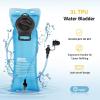 CVLIFE Hydration Backpack with 3L Water Bladder, Hiking Water Backpack for Men Women, Lightweight Insulation Hydration Pack(Grey)