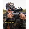 CVLIFE JackalHowl 4X32 Compact Rifle Scope for .22 Caliber Rifles with BDC Reticle, Ideal for Medium to Long-Range Hunting up to 500 Yards(11mm Dovetail)