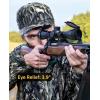 CVLIFE JackalHowl 4X32 Compact Rifle Scope for .22 Caliber Rifles with BDC Reticle, Ideal for Medium to Long-Range Hunting up to 500 Yards(20mm Picatinny)