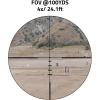 CVLIFE JackalHowl 4X32 Compact Rifle Scope for .22 Caliber Rifles with BDC Reticle, Ideal for Medium to Long-Range Hunting up to 500 Yards(20mm Picatinny)