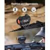 CVLIFE JackalHowl Red Dot Sight, 1x20mm 2 MOA Motion Awake Red Dot with 10 Brightness Settings, IPX7 Waterproof, Compact Optics with Absolute Co-Witness Mount