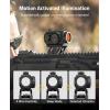CVLIFE JackalHowl Red Dot Sight, 1x20mm 2 MOA Motion Awake Red Dot with 10 Brightness Settings, IPX7 Waterproof, Compact Optics with Absolute Co-Witness Mount