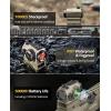 CVLIFE JackalHowl Red Dot Sight, Motion Awake 2 MOA Red Dot Optics, IPX7 Waterproof & Fogproof, 50,000H Battery Life, 1x20mm Compact Red Dot Scope for 21mm Picatinny Rail, Absolute Co-Witness(Sand)