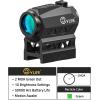 CVLIFE JackalHowl Red Dot Sight,1x20mm 2MOA Red dot Motion Awake Red Dot Scope Compact Red Dot Optics with Co-Witness Riser and Low-Profile Mount,10 Brightness Button Settings(GREEN DOT)