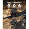 CVLIFE JackalHowl Red/Green Dot Sight with Motion Awake and Auto Off, 1x20mm 2MOA Red Dot Rifle Scope with Absolute Co-Witness Riser, IPX7 Waterproof, Shockproof, Fogproof Red Dot Optics Reflex Sight(Red Dot)