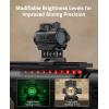 CVLIFE Motion Awake Red Dot Sight,1x20mm 3MOA Compact Red Dot Optics with 10 Brightness Settings Low-Profile Mount and 1/3 Co-Witness Mount IPX7 Waterproof