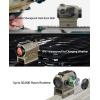 CVLIFE Multiple Reticle Red Dot Sight, Motion Awake Red Dot & Circle, 1x20mm Optics Scope with Absolute Co-Witness Riser and Low Mount for 21mm Picatinny, IPX7 Waterproof & Fogproof, 50,000H Runtime(Sand)