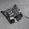 CVLIFE Outdoor Chest Bag for Men, Tactical Chest Pack, Adjustable Running Vest Bag, Lightweight Anti-theft EDC Rig for Hiking(Grey)