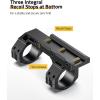 CVLIFE Precision Cantilever Scope Mount – Offset Dual Ring Scope Mount for Picatinny Rails – One Pieces(30 mm)