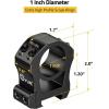 CVLIFE Precision Scope Rings Mount – Compatible with Picatinny Rails and More – 2 Pieces(High)
