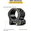 CVLIFE Precision Scope Rings Mount – Compatible with Picatinny Rails and More – 2 Pieces(Low)