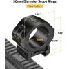 CVLIFE Precision Scope Rings Mount for Picatinny Rail and More – 2 Pieces(Low)