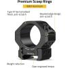 CVLIFE Precision Scope Rings Mount for Picatinny Rail and More – 2 Pieces(Low)