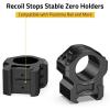 CVLIFE Precision Scope Rings Mount for Picatinny Rail and More – 2 Pieces(Medium)
