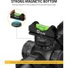 CVLIFE Professional Scope Leveling Kit Heavy Duty Scope Mounting Level with 2 Magnetic Universal Level Bubbles, Gold(Black)