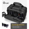CVLIFE Range Bag, Gun Range Bags for Handguns and Ammo, Soft Pistol Case for Shooting and Hunting, Accessories for Men(Black)