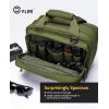 CVLIFE Range Bag, Gun Range Bags for Handguns and Ammo, Soft Pistol Case for Shooting and Hunting, Accessories for Men(Green)
