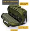 CVLIFE Range Bag, Gun Range Bags for Handguns and Ammo, Soft Pistol Case for Shooting and Hunting, Accessories for Men(Green)