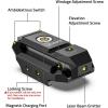 CVLIFE Rechargeable Red/Green Laser Sight With Magnetic Port, Low-Profile Compact for Pistol Handgun, Tactical With Ambidextrous Switch