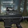 CVLIFE Red Green Dot Sight, 4 Adjustable Reticle Reflex Sight, 9 Brightness Setting Holographic Sight for 20mm Rail Mount