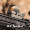 CVLIFE Reflex Sight, 1x28x40mm Red Dot Sight, 4 Adjustable Reticles Sight for 20mm Picatinny Rail, Red Dot Optics, Absolute Co-Witness(Gray)