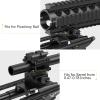 CVLIFE Rifle Bipod 6 to 9 inches Picatinny Bipod with Barrel Clamp Adapter & Picatinny Rail Mount for Hunting and Shooting