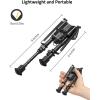 CVLIFE Rifle Bipod, 6-9 Inch Adjustable Super Duty Bipod(Carbon Fiber)