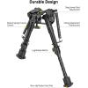 CVLIFE Rifle Bipod, 6-9 Inch Adjustable Super Duty Bipod(Carbon Fiber)