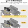 CVLIFE Rifle Bipod, 6-9 Inches Picatinny Bipod with Quick Release Adapter
