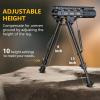 CVLIFE Rifle Bipod, 9-13 Inches, for Hunting & Shooting(M-rail bipod)